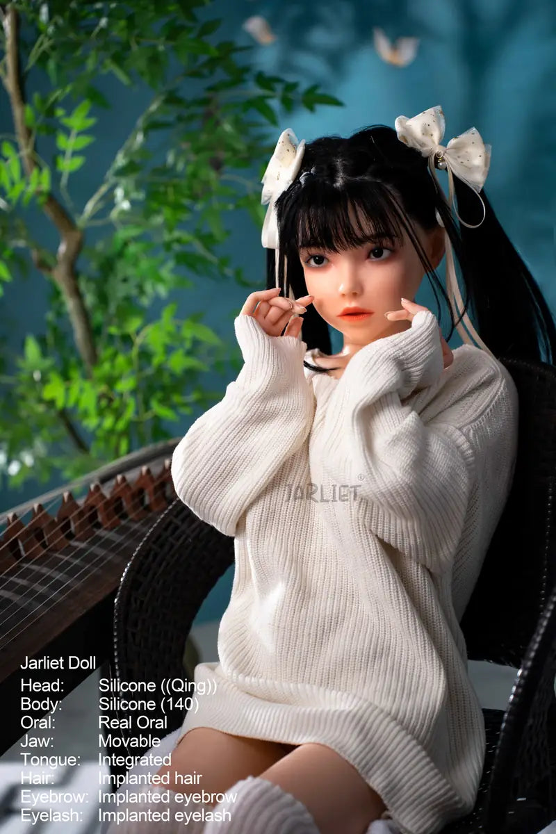 140-1cm(4.593ft) C-Cup Full Silicone Sex Doll Qing-XDollWorld Best Sex Dolls-1