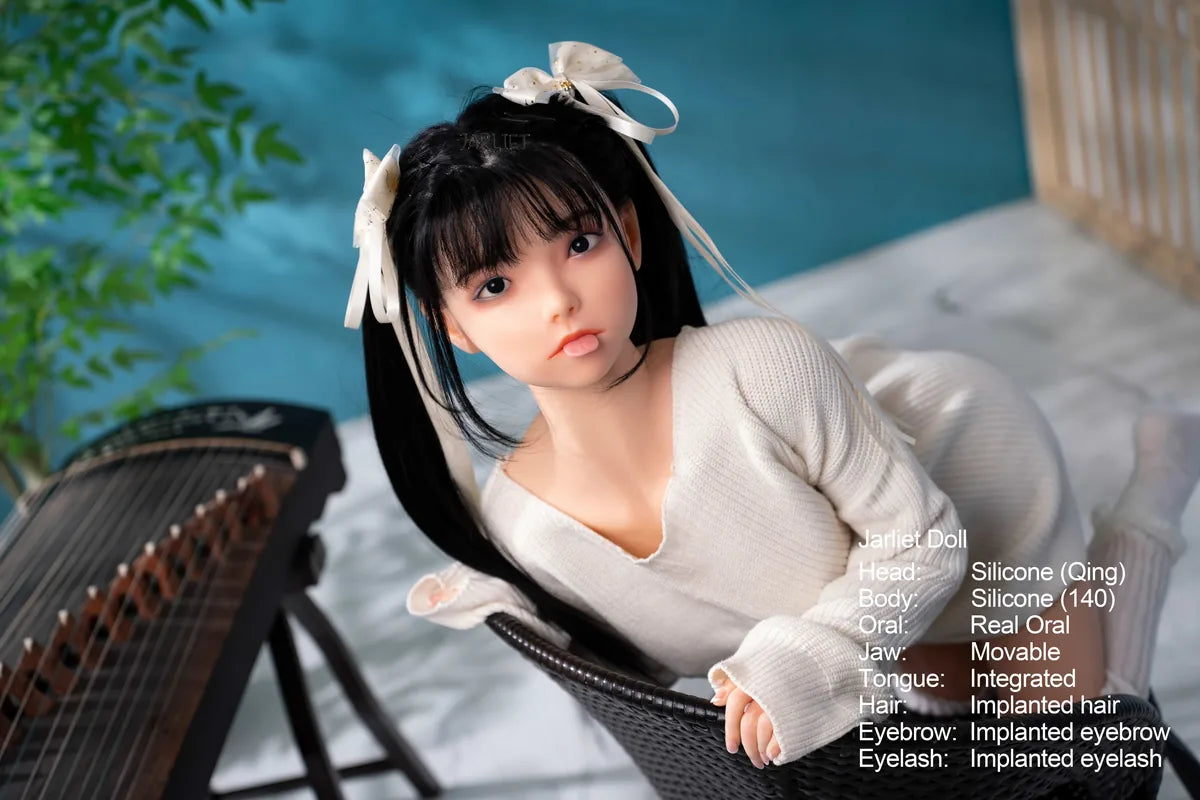 140-1cm(4.593ft) C-Cup Full Silicone Sex Doll Qing-XDollWorld Best Sex Dolls-12