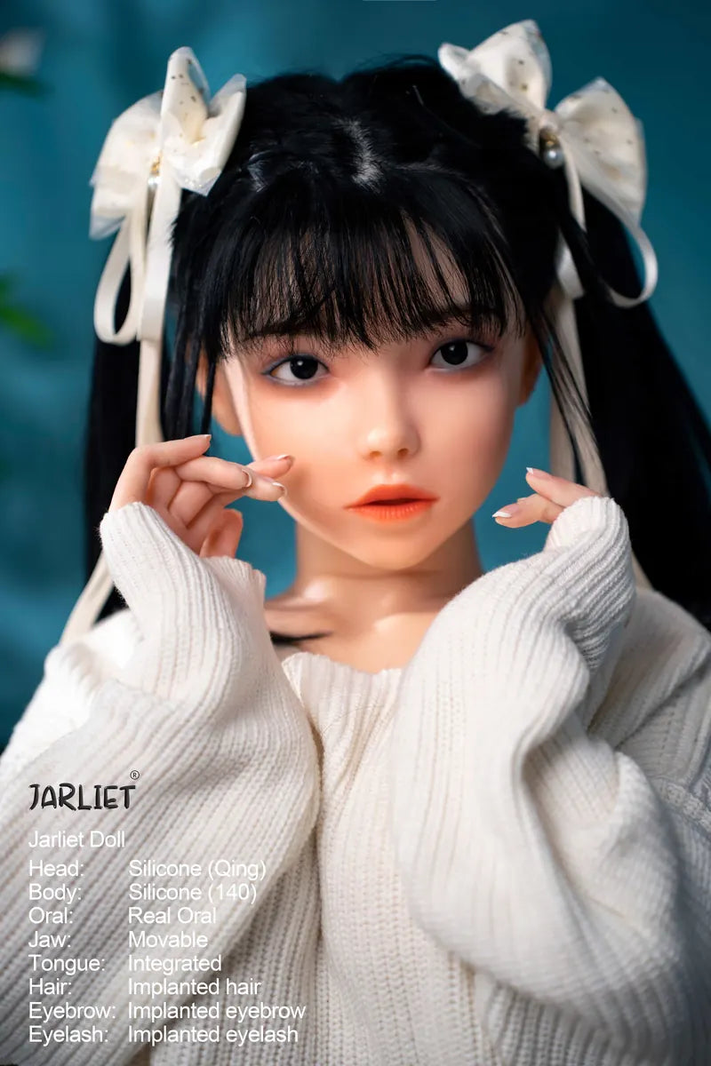 140-1cm(4.593ft) C-Cup Full Silicone Sex Doll Qing-XDollWorld Best Sex Dolls-2
