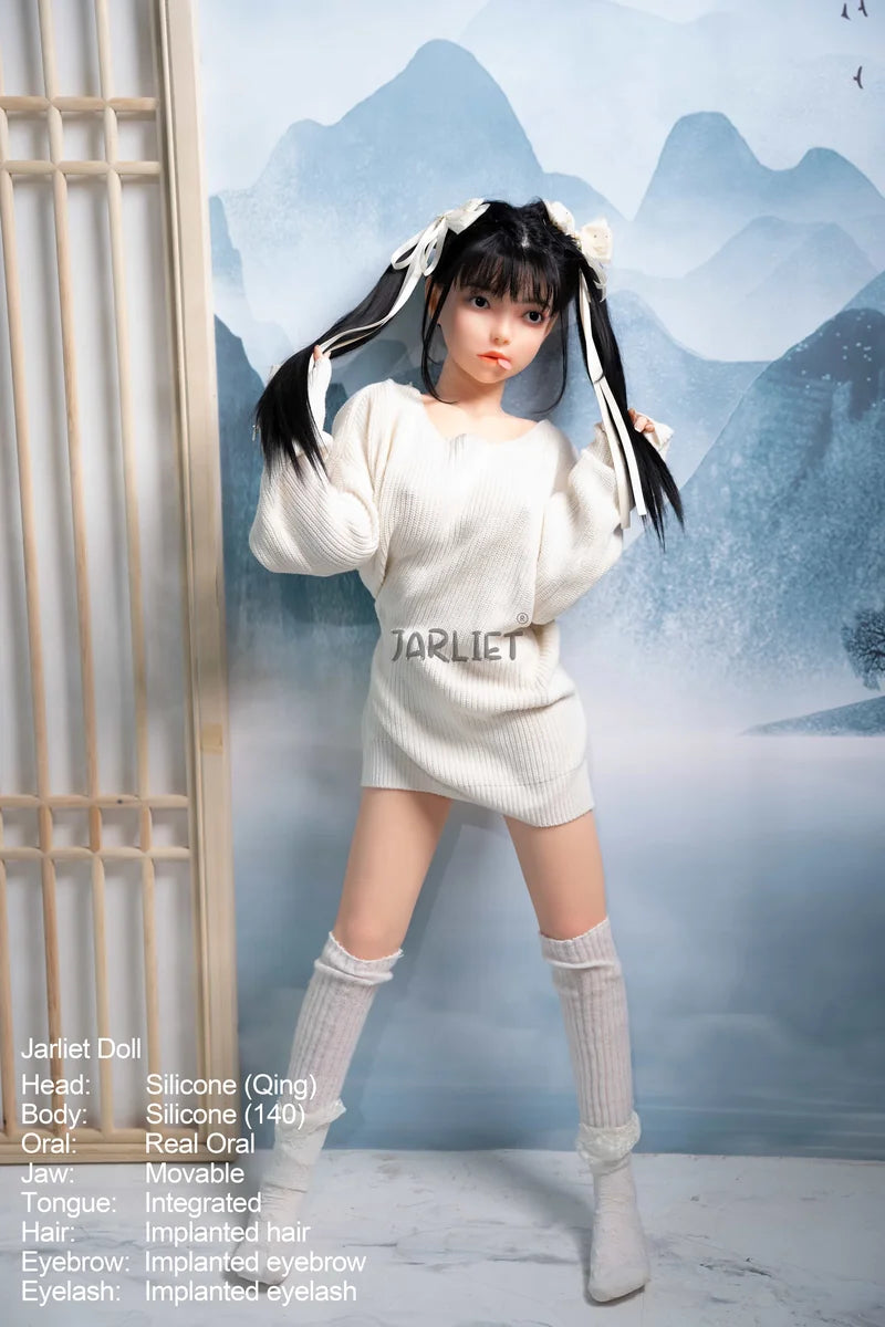 140-1cm(4.593ft) C-Cup Full Silicone Sex Doll Qing-XDollWorld Best Sex Dolls-21