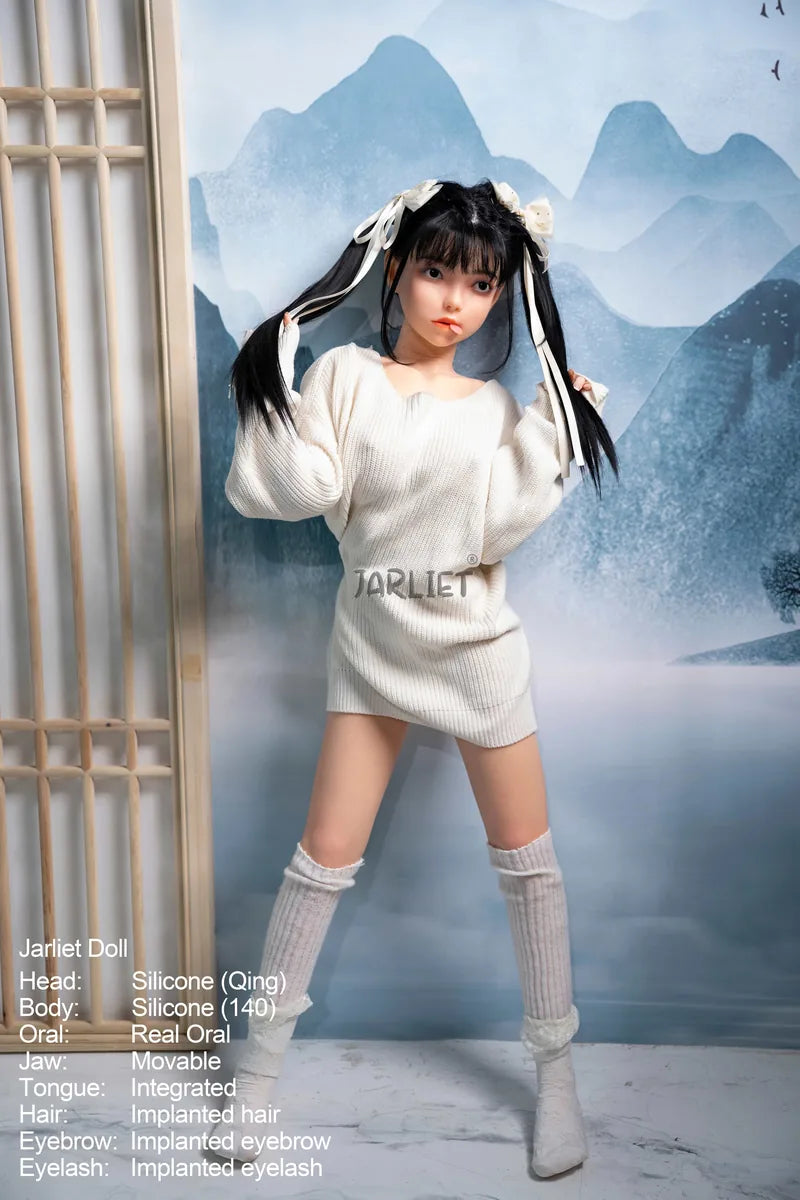 140-1cm(4.593ft) C-Cup Full Silicone Sex Doll Qing-XDollWorld Best Sex Dolls-22