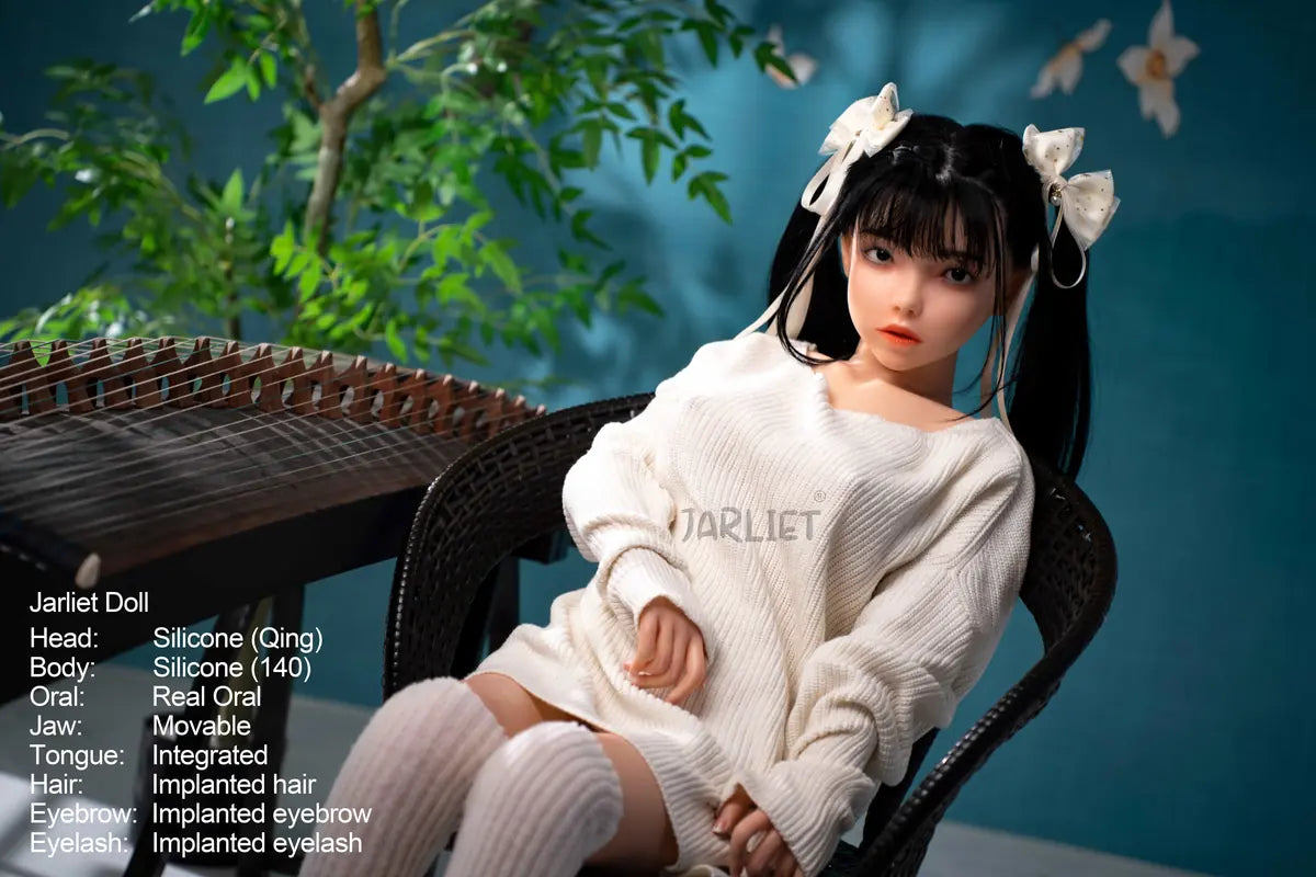140-1cm(4.593ft) C-Cup Full Silicone Sex Doll Qing-XDollWorld Best Sex Dolls-3
