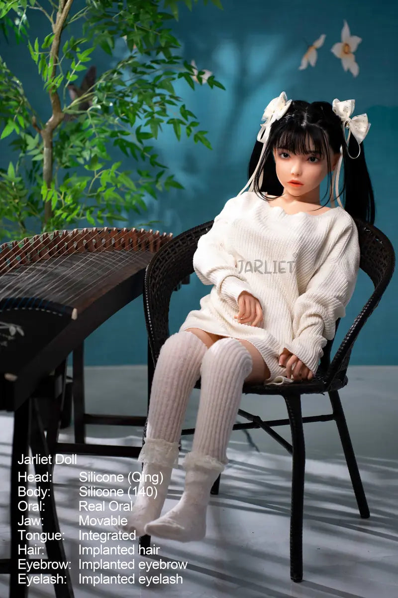 140-1cm(4.593ft) C-Cup Full Silicone Sex Doll Qing-XDollWorld Best Sex Dolls-5