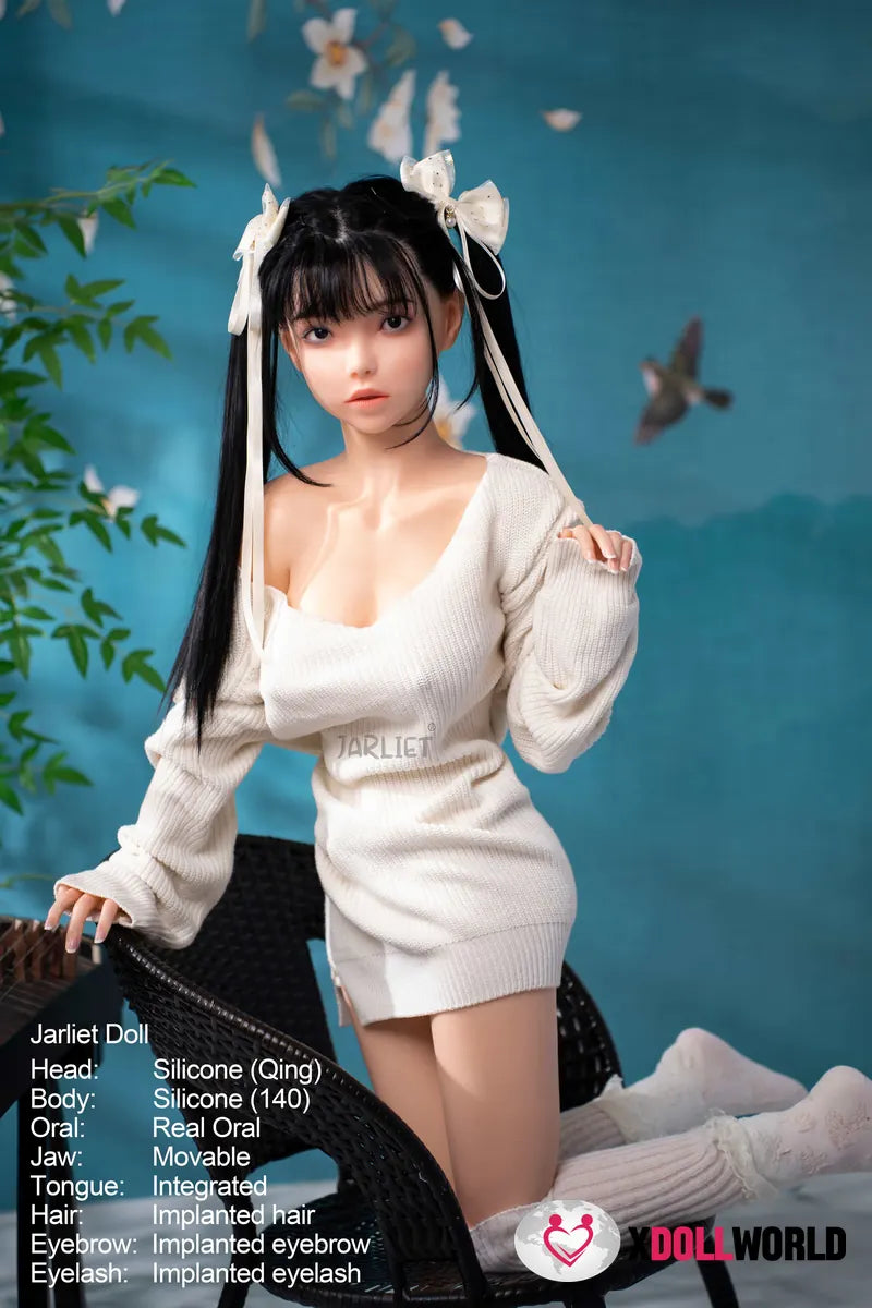 140-1cm(4.593ft) C-Cup Full Silicone Sex Doll Qing-XDollWorld Best Sex Dolls-7