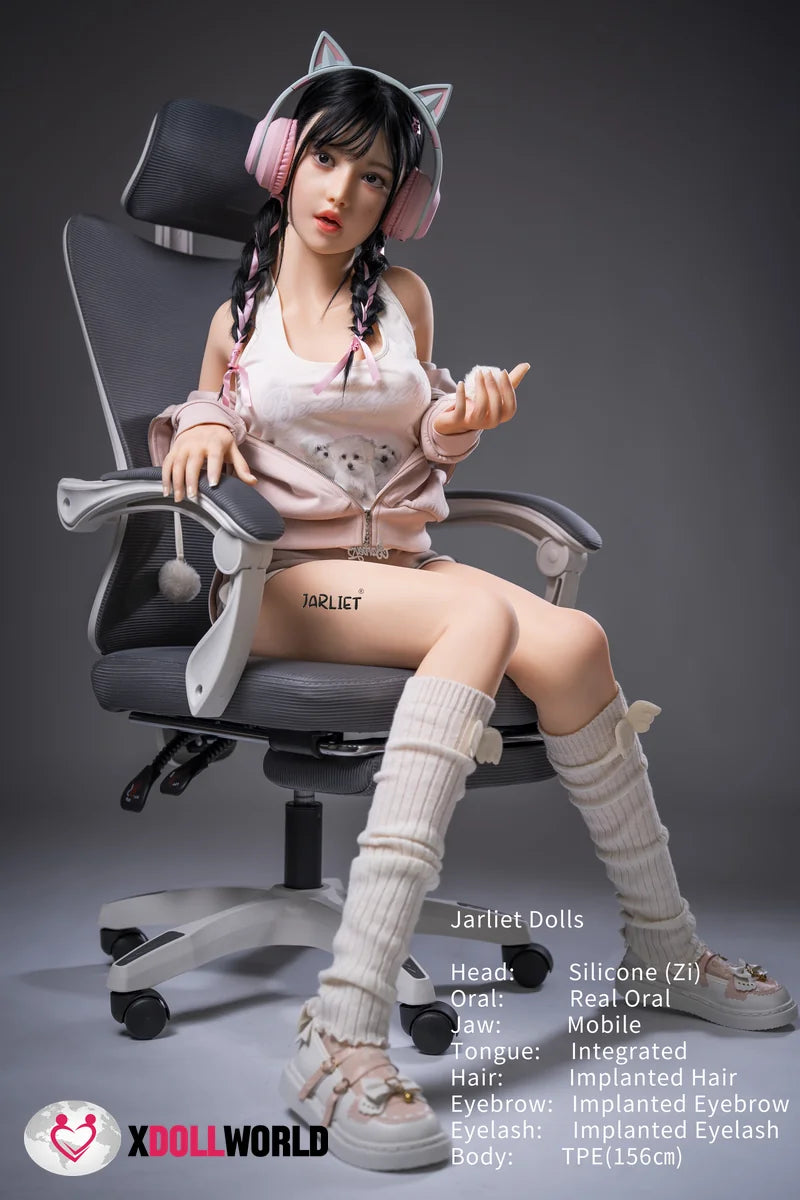 156cm(5.118ft) B-Cup Hybrid Sex Doll（Silicone Head+TPE Body） Zi-XDollWorld Best Sex Dolls-11