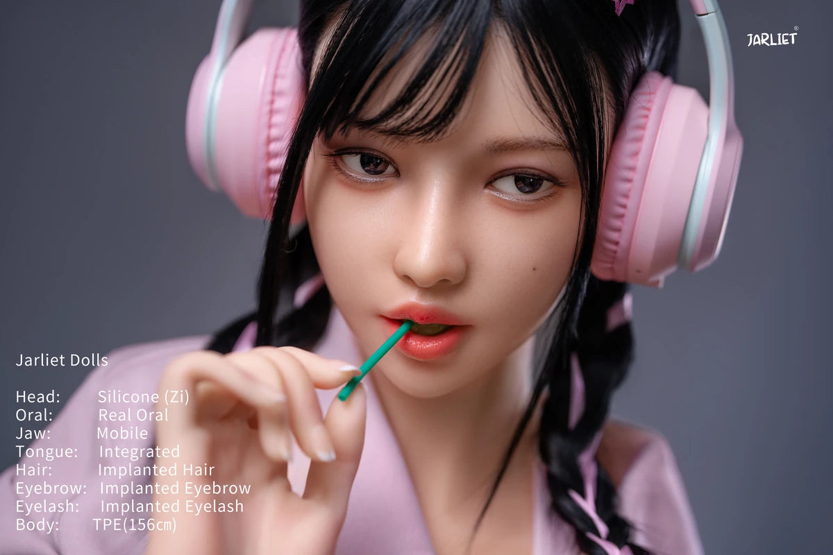 156cm(5.118ft) B-Cup Hybrid Sex Doll（Silicone Head+TPE Body） Zi-XDollWorld Best Sex Dolls-2