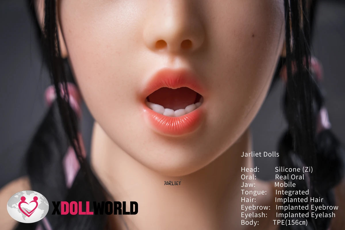 156cm(5.118ft) B-Cup Hybrid Sex Doll（Silicone Head+TPE Body） Zi-XDollWorld Best Sex Dolls-40