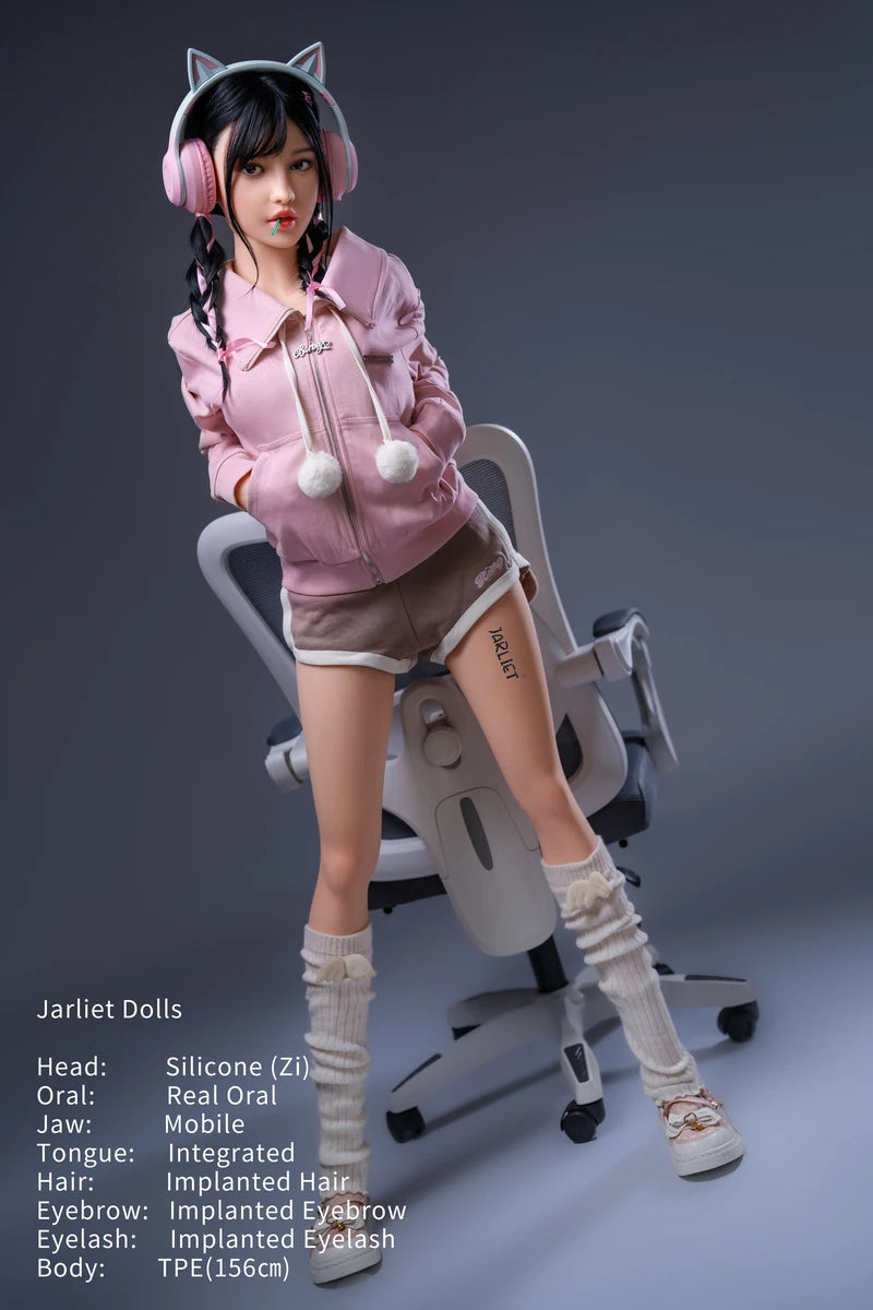 156cm(5.118ft) B-Cup Hybrid Sex Doll（Silicone Head+TPE Body） Zi-XDollWorld Best Sex Dolls-6