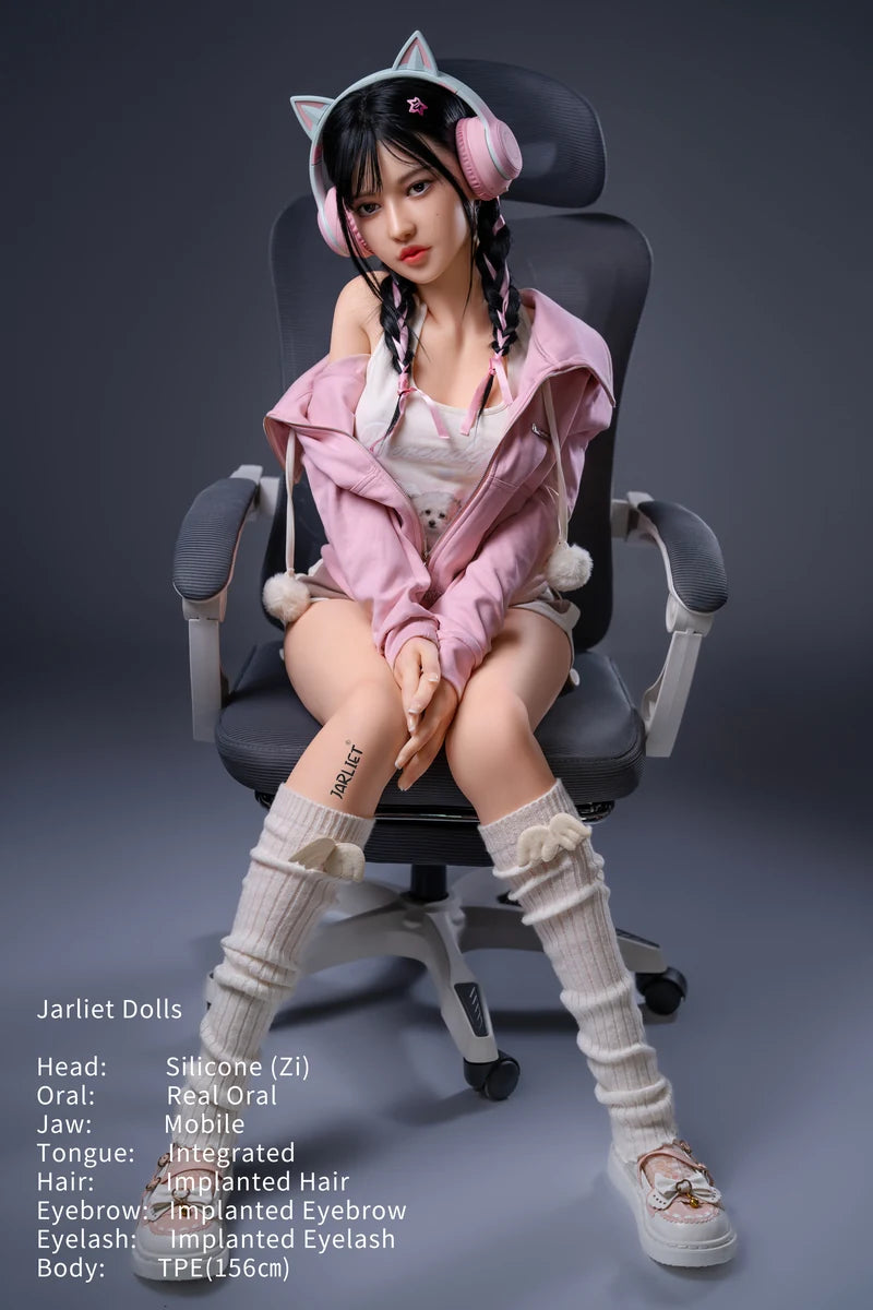 156cm(5.118ft) B-Cup Hybrid Sex Doll（Silicone Head+TPE Body） Zi-XDollWorld Best Sex Dolls-8