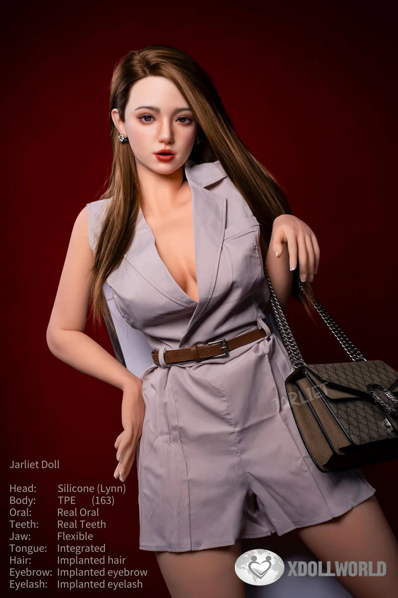 163cm(5.348ft) C-Cup Hybrid Sex Doll（Silicone Head+TPE Body） Lynn-XDollWorld Best Sex Dolls-16