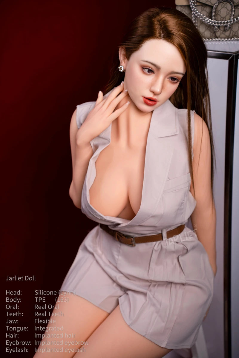 163cm(5.348ft) C-Cup Hybrid Sex Doll（Silicone Head+TPE Body） Lynn-XDollWorld Best Sex Dolls-18
