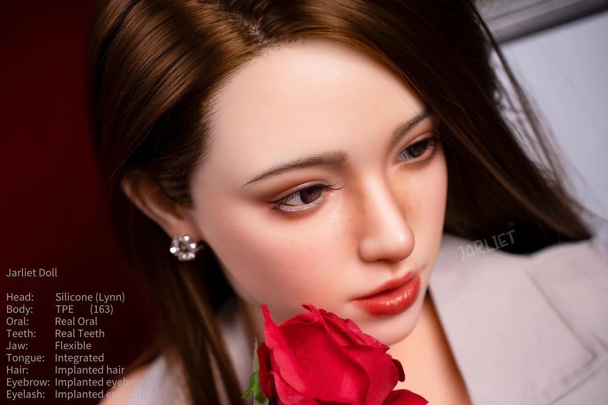 163cm(5.348ft) C-Cup Hybrid Sex Doll（Silicone Head+TPE Body） Lynn-XDollWorld Best Sex Dolls-21