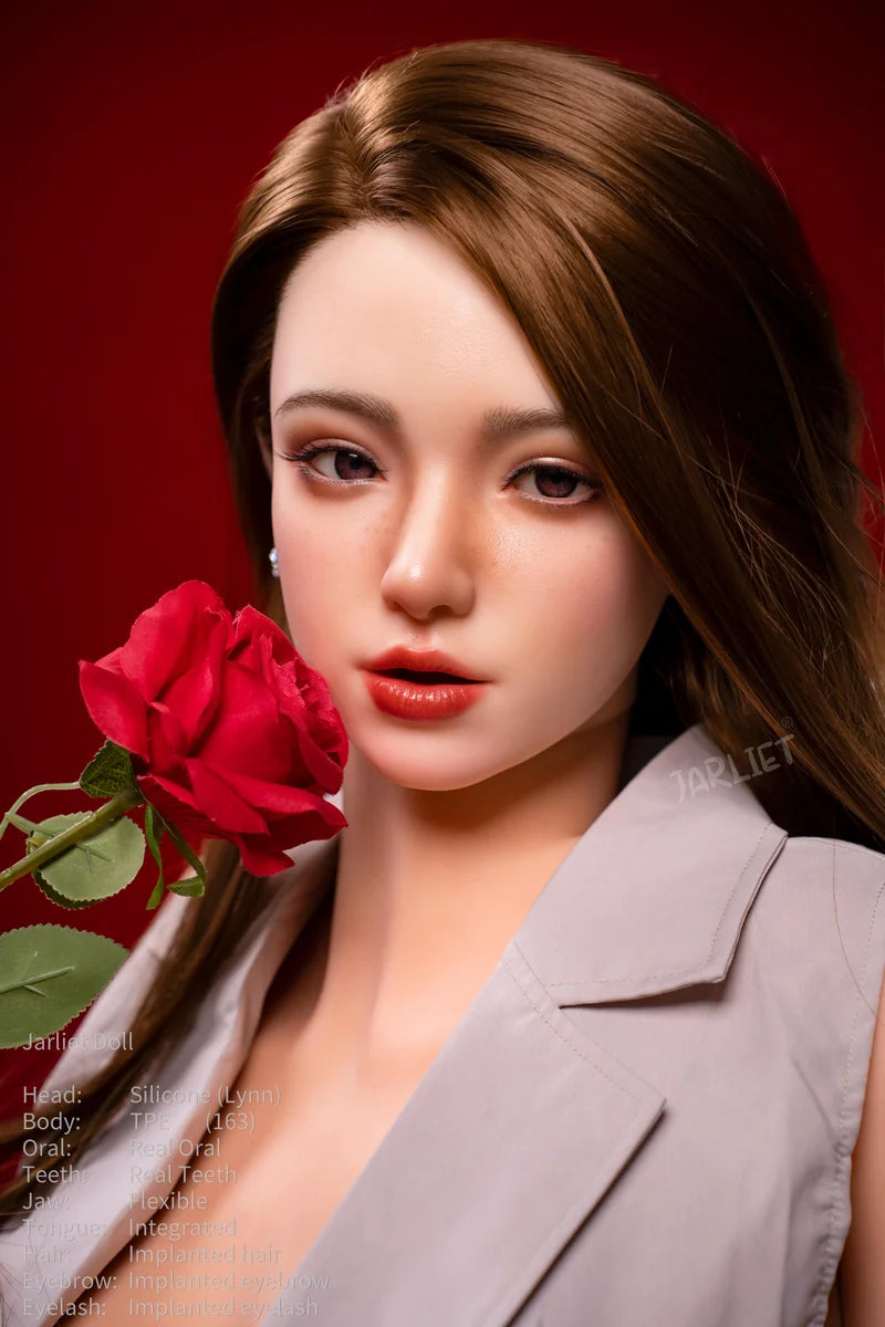 163cm(5.348ft) C-Cup Hybrid Sex Doll（Silicone Head+TPE Body） Lynn-XDollWorld Best Sex Dolls-22