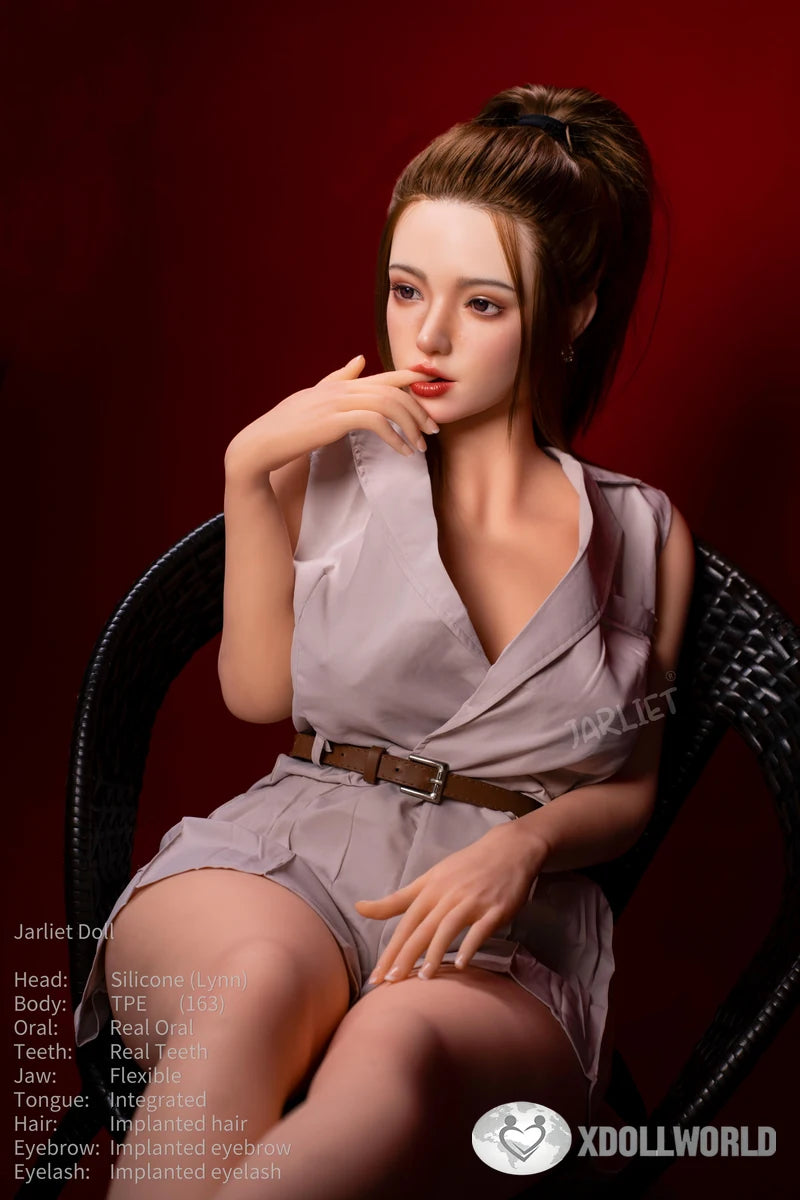 163cm(5.348ft) C-Cup Hybrid Sex Doll（Silicone Head+TPE Body） Lynn-XDollWorld Best Sex Dolls-26