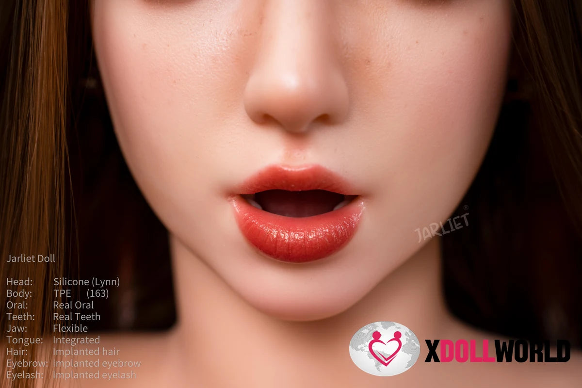 163cm(5.348ft) C-Cup Hybrid Sex Doll（Silicone Head+TPE Body） Lynn-XDollWorld Best Sex Dolls-4