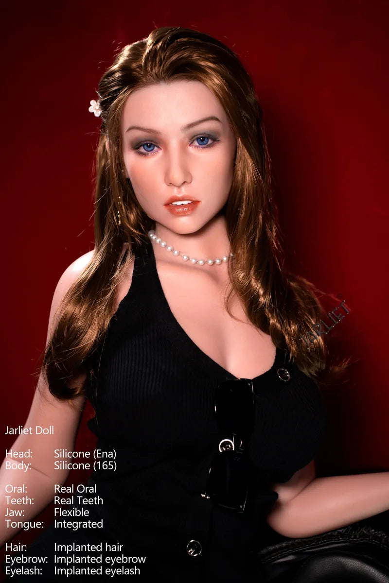 165cm(5.413ft) C-Cup Full Silicone Sex Doll Ena, Light Tan-XDollWorld Best Sex Dolls-3