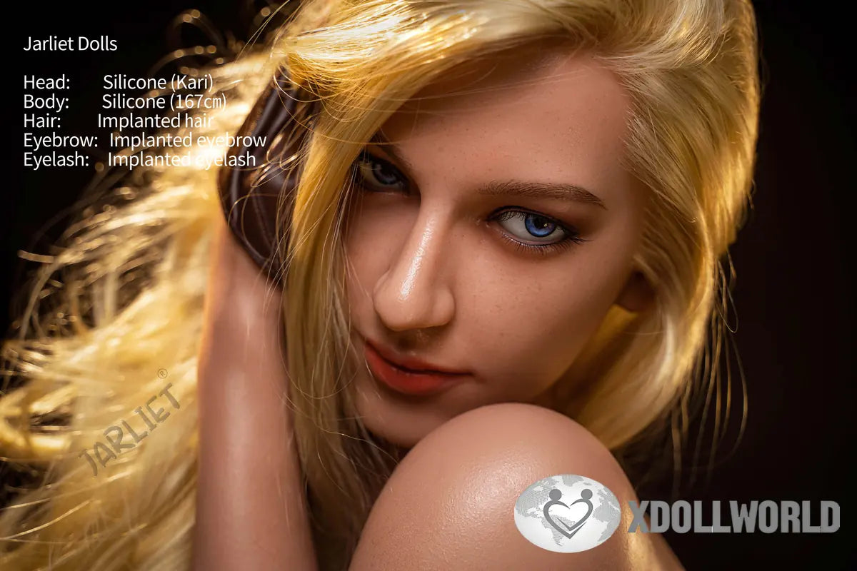 167cm(5.479ft) B-Cup Full Silicone Sex Doll Kari-XDollWorld Best Sex Dolls-19