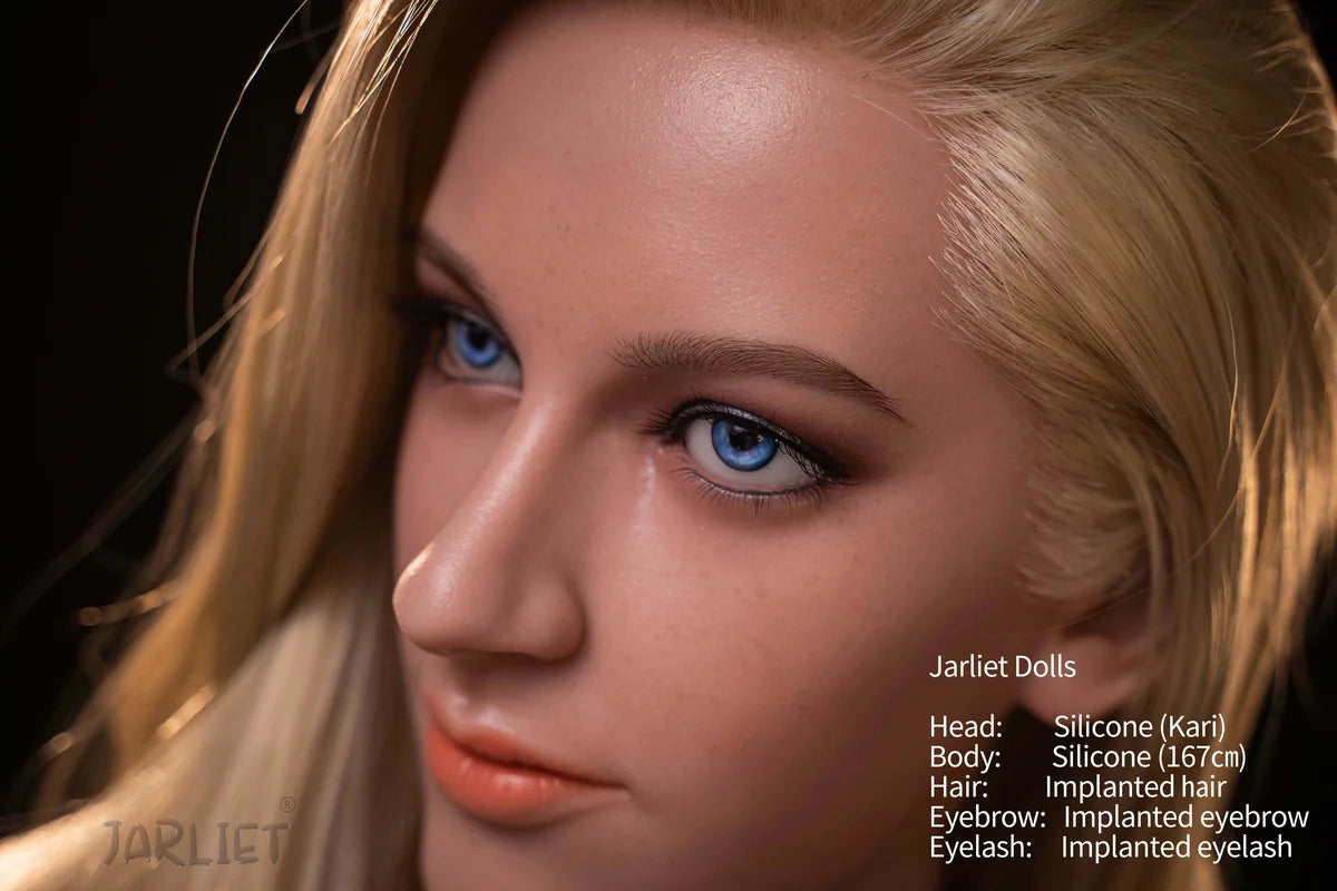 167cm(5.479ft) B-Cup Full Silicone Sex Doll Kari-XDollWorld Best Sex Dolls-34