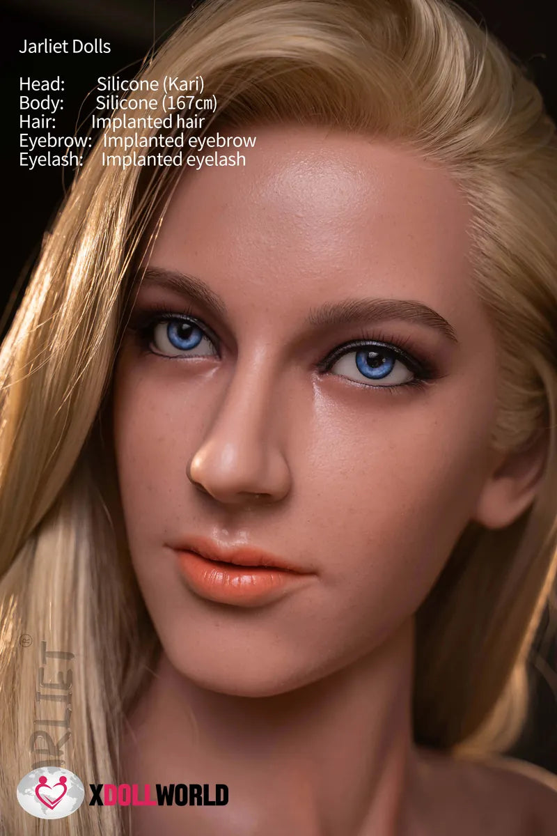 167cm(5.479ft) B-Cup Full Silicone Sex Doll Kari-XDollWorld Best Sex Dolls-35