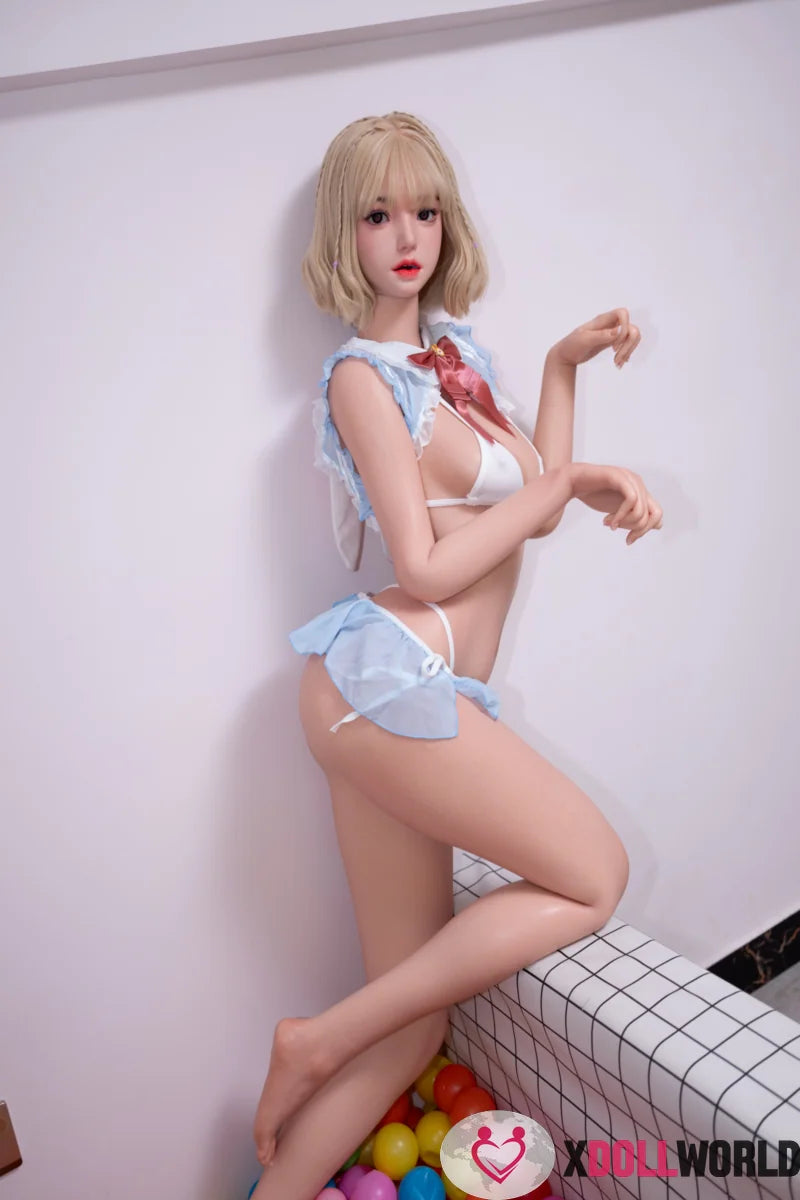 Muñeca sexual de silicona completa Kali, 164 cm (5.38 pies), copa B, cabeza ROS T35