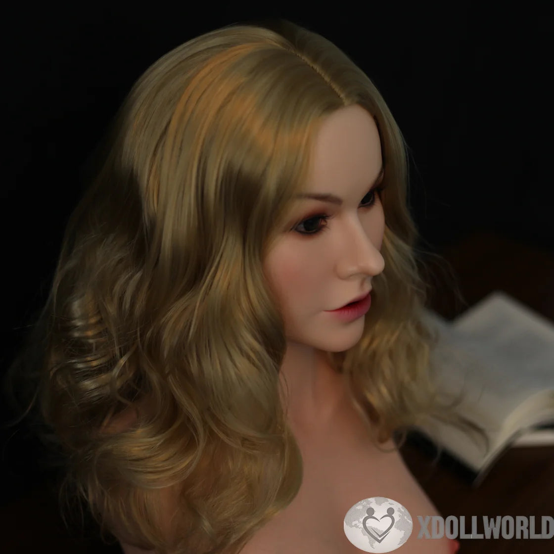 51cm(1.67ft) C-Cup Full Silicone Sex Doll Torso Amber, ROS Head T49