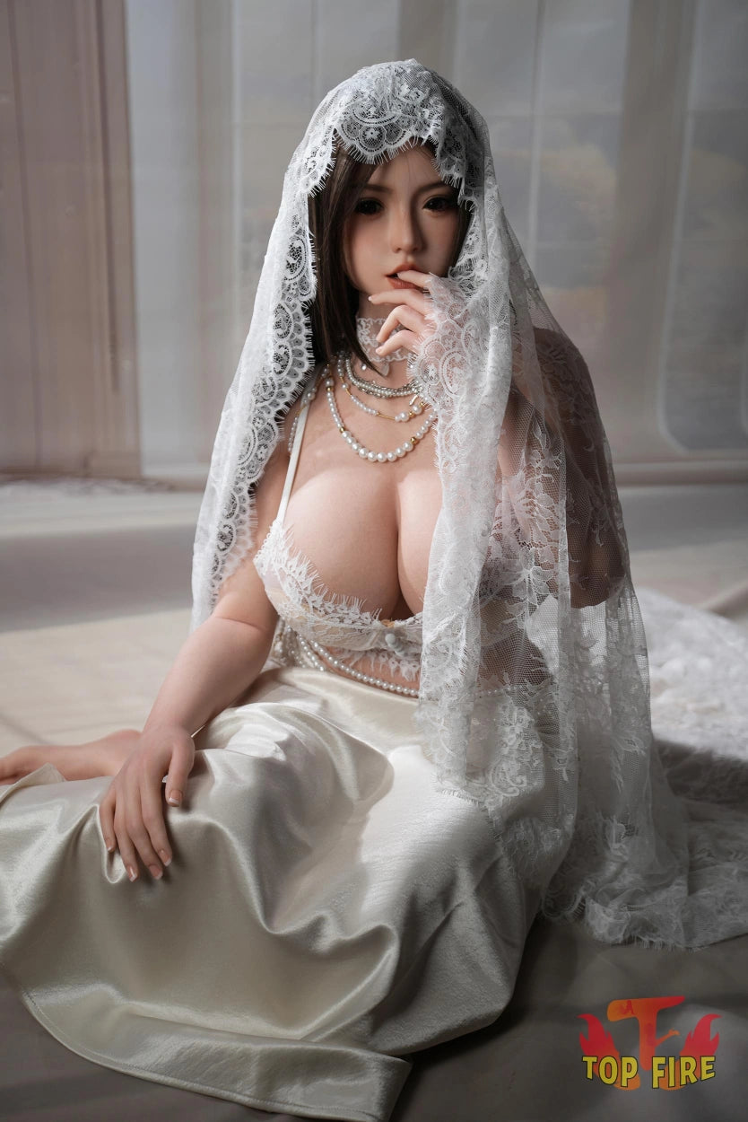 Poupée sexuelle entièrement en silicone de 162 cm (5,31 pi) avec bonnets I Grace, tête ROS T64