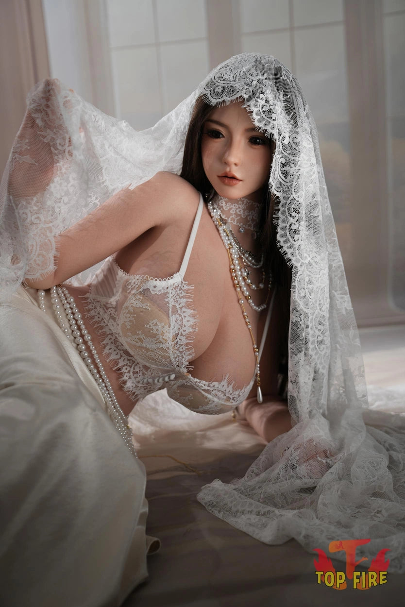 Poupée sexuelle entièrement en silicone de 162 cm (5,31 pi) avec bonnets I Grace, tête ROS T64
