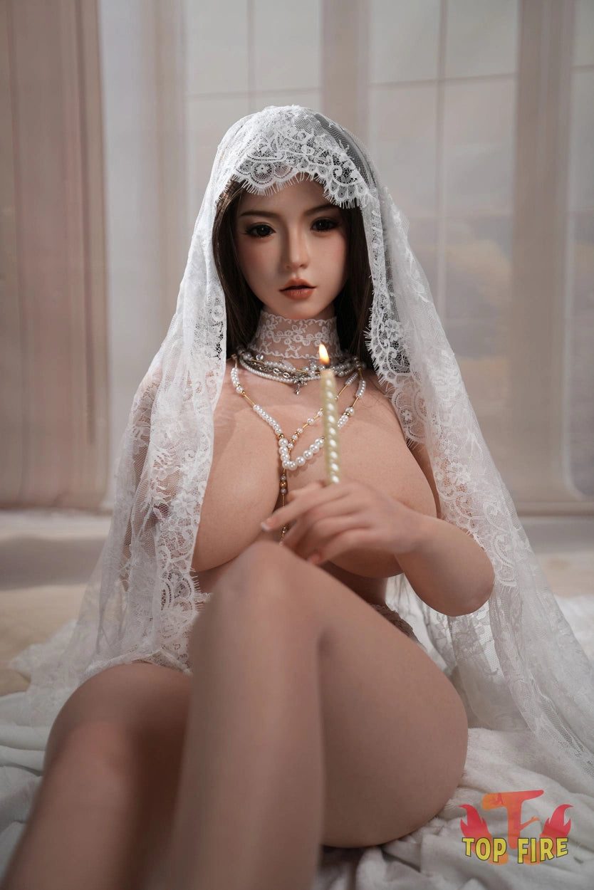 Poupée sexuelle entièrement en silicone de 162 cm (5,31 pi) avec bonnets I Grace, tête ROS T64