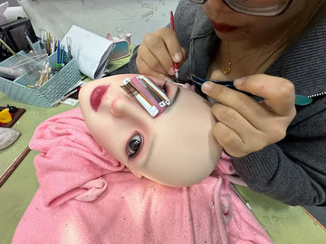Hand-Rooted Eyebrow Process