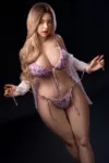 Isabella 5.18ft (158cm) Big Breast Seabeach Blonde ALL-IN-ONE TPE AI Love Doll & Silicone AI Love Doll DX191004-S11 YouQu Doll, Default Silicone Head With Tongue & Teeth