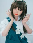 Nana 4.86ft (148cm) Small Breast Japanese Girl ALL-IN-ONE TPE AI Love Doll & Silicone AI Love Doll DX181009-S6 YouQu Doll, Default Silicone Head With Tongue & Teeth